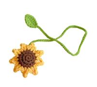 Marcapáginas de ganchillo | Marcapáginas de margaritas de , marcador de página de flores de punto, marcadores de libros en ciernes para Navidad, profesores, amantes de los libros