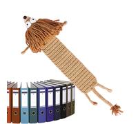 Marcapáginas de ganchillo - Marcapáginas hecho a mano | Bonitos diseños de animales hechos a mano, variaciones de color regalo para amantes de los libros, calcetines acolchados para leer