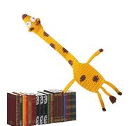 Marcapáginas de ganchillo - Marcapáginas hecho a mano | Bonitos diseños de animales hechos a mano, variaciones de color regalo para amantes de los libros, calcetines acolchados para leer