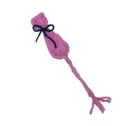 Marcapáginas de gato - Marcapáginas de animales artesanales, dije de ganchillo juguetón | Adorable marcador de página de gato con construcción de duradero, accesorio decorativo para niños