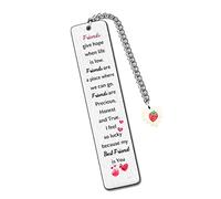 Marcapáginas de graduación, amistad, regalos de agradecimiento, mujeres, adolescentes, mejores amigos, ir a la universidad, alienta recuerdo, cumpleaños, Navidad, distancia, acompaña de vuelta a la escuela, amigos dan esperanza cuando la vida es baja