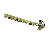 Marcapáginas de hojas de metal con regla de escala, marcadores de lectura para profesores, amantes de los libros, lectura, marcado, dibujo artístico