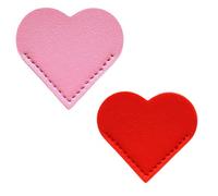 Marcapáginas de la Biblia en forma de corazón de piel sintética para esquina de esquina marcadores creativos para leer marcadores creativos en forma de corazón para profesores