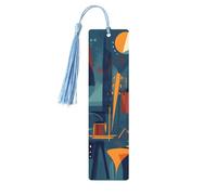 Marcapáginas de madera con forma de violonchelo y violín, con borla, coloridos marcadores musicales para mujeres, hombres, amantes de los libros, marcadores de página para estudiantes, profesores, lec