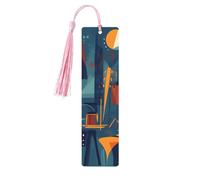 Marcapáginas de madera con forma de violonchelo y violín, con borla, coloridos marcadores musicales para mujeres, hombres, amantes de los libros, marcadores de página para estudiantes, profesores, lec