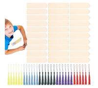 Marcapáginas de madera en blanco, marcapáginas de madera en blanco, marcapáginas de madera hecho a mano | Marcapáginas de madera natural sin acabar, marcador personalizable, accesorio de lectura