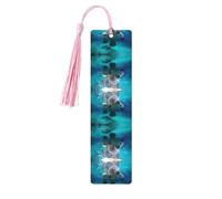 Marcapáginas de madera rosa, impresión de manatíes de las Indias Occidentales, ideal para tapa dura, accesorio perfecto para sala de estudio, oficina y biblioteca