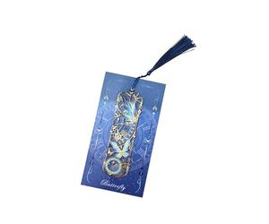 Marcapáginas de metal con borlas y mariposas temáticas, marcador de novela grabado para profesores, marcadores de páginas grabados con borlas, marcadores de metal florales de hueca