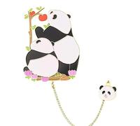 Marcapáginas de metal con diseño de panda, para leer libros creativos, regalo para amantes de los libros, regalo creativo de metal