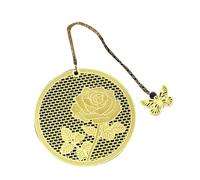 Marcapáginas de metal vintage ANKROYU, estilo chino, hecho a mano, con diseño de hojas antiguas, para lectores, escritores, estudiantes, profesores y uso en casa y oficina. (Tipo 1)