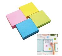 Marcapáginas de notas adhesivas de colores para la escuela, la casa o la oficina, multicolor (38 x 38 mm - 4 x 100 hojas)