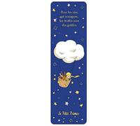 Marcapáginas de papel Kiub El Principito en globo aerostático de nubes (54 x 172 mm)