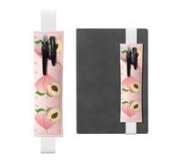 Marcapáginas de piel de melocotón de dibujos animados: adecuado para cuadernos, diarios, calendarios, fundas de tableta, lectura, trabajo, etc., White, Talla única