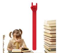 Marcapáginas de silicona - Marcador de página en forma de dedo de dibujos animados 3D, suministros de lectura | Divertido marcador de página de libro de silicona flexible para mujeres para amantes de