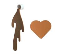 Marcapáginas De Taza De Café De 1 Pieza Y Marcapáginas En Forma De Corazón De 1 Pieza, Marcapáginas Creativos, Marcapáginas De Cuero Pu, Marcapáginas De Regalo, Accesorios De Lectura