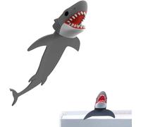 Marcapáginas de tiburón para niños y niños, dinosaurios, marcapáginas gigantes y geniales para niños, dibujos animados en 3D, artículos escolares