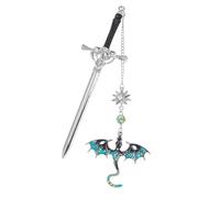 Marcapáginas Dragón Espada, Metal Marca Página Personalizado Con Colgante, Marca Páginas para Amantes de Lectura Regalo De Cumpleaños Fiesta de Maestros Navidad Cumpleaños Hombres Y Mujeres