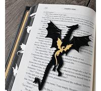Marcapáginas Dragón, Punto De Libro Vintage, Año De La Mascota del Dragón, Marcador De Libro Fresco con El Sol Y Las Nubes, Decoraciones De Libros En Forma De Dragón