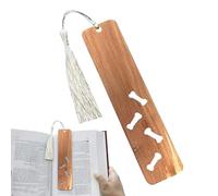 Marcapáginas especiales | Marcapáginas de temática animales de madera | Accesorio de lectura ligero y antideslizante para hombres, mujeres y estudiantes con diseño artesanal y estético