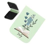 Marcapáginas Estéticos - Clip de Página Retro de Piel PU - Marcapáginas Magnéticos Bonitos - para Lectura, Niños, Mujeres, Profesor, Niñas, Chicos, Adolescentes, Enamorados, Escuela,