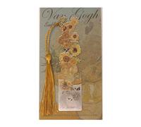 Marcapáginas estéticos con borlas, marcadores de página de pintura floral, lectura retro para los amantes de los libros, marcadores de lectura estética de metal, página retro