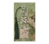 Marcapáginas estéticos, pintura floral, lectura retro, marcador de página para pintura floral retro, marcador de página de metal para lectores