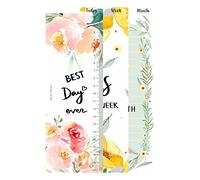Marcapáginas Kawaii 6 agujeros hojas sueltas regla A5 cuaderno planificador lácteos agenda índice devider flores románticas suministros de oficina