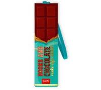 Legami - Marcapáginas con elástico, papel certificado FSC, tema Chocolate, sujeta el sengo y el libro cerrado, 4,7 x 17,5 cm