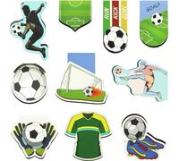 Marcapáginas magnéticos, 10 unidades, magnéticos para niños, pequeños regalos para jóvenes, estudiantes, amigos, amantes del fútbol, amantes de los libros, imanes para la escuela, comienzo escolar