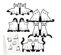 Marcapáginas magnéticos de Black Cat, juego de 10 marcadores de página, accesorios de lectura resistentes, herramientas de biblioteca divertidas para aulas, perfecto para niños, profesores, lectores