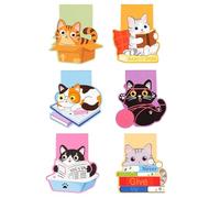 Marcapáginas magnéticos Marcadores para Planificadores con Diseño de Gato