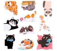 Marcapáginas Magnéticos para Mujeres - Marcadores de papel con diseño de gato | Marcapáginas | para Uso en Iglesia Club Biblioteca Rincón de Lectura Diario Planificador la Escuela
