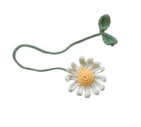 Marcapaginas Marcapáginas de punto con diseño de lirio, orquídea, melocotón y rosa de cerezo en 3D, material escolar for estudiantes, marcapáginas hecho a mano, marcapáginas de punto(4)