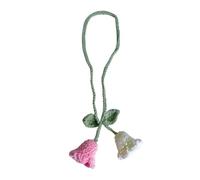 Marcapaginas Marcapáginas de punto con diseño de lirio, orquídea, melocotón y rosa de cerezo en 3D, material escolar for estudiantes, marcapáginas hecho a mano, marcapáginas de punto(8)
