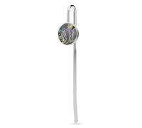 Marcapáginas metálico de acero inoxidable con diseño de lince salvaje para amantes de la lectura, escritores, lectores, profesores, hombres, mujeres y adultos. Accesorios de lectura, regalos.