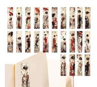 Marcapáginas para Hombres, 24 Piezas Marcapáginas de Papel para Lectura | Patrón Femenino Estética Ideal Hogar Biblioteca Viajes
