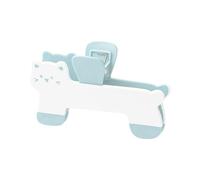 Marcapáginas para libros, 12,9 x 7,8 cm, soporte creativo de lectura de gatos, estudio de clip para abrir páginas, ligero asistente de lectura, página de libro de ideas de regalo, herramienta de