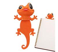 Marcapáginas Para Mujeres Lectoras,Divertidos Señaladores de Gecko 3D,Marcapáginas Infantiles - Para Niñas Niños Adolescentes Mujeres Hombres Profesores Escuela Estudio Diario Planificador Cuaderno