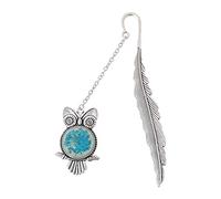 Marcapáginas que brillan en la oscuridad, marcador luminoso creativo, plumas, búho, marcapáginas de oficina, el mejor regalo para estudiar con el medio ambiente, moda inteligente