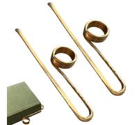 Marcapáginas - Titular de la página | Elegantes marcapáginas de metal para mujeres, señales de lectura vintage de 2 piezas para amantes de los libros, ideales para la realización, cuentas, journaling