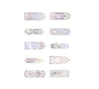 Marcapáginas transparente con forma de moda, multifunción, material seguro, ideal para líderes y decoración de escritorio