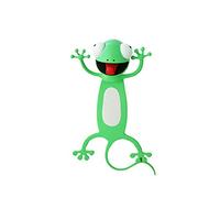 Marcapáginas tridimensionales de animales, PVC Animados 3D Marcador de Lectura de Animales Locos Divertidos Marcapáginas de Niños Lindos Papelería de Animales Aplastados para Estudiantes