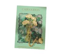 Marcapáginas versátil con patrón de plantas, cadena metálica creativa, herramienta de divisor lateral para la decoración de regalos, uso diario en la escuela, elegante marcapáginas