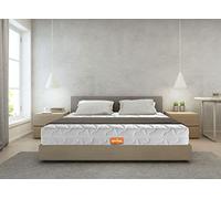 Marcapiuma Colchón Bio viscoelástico Individual 90x200 Alto 21 cm de Firmeza Muy Alta Memory para Tallas Grande Soporta hasta 140 kg Funda Silver Antiácaros desenfundable 100% Fabricado en Italia