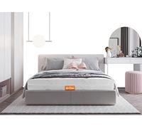 Marcapiuma - Colchón Individual Memory 100 x 190 Alto 20 cm - Sunrise - H2 Medio Dispositivo médico Efecto Masaje Relax ergonómico Revestimiento desenfundable 5 Zonas antiácaros 100% Made in Italy