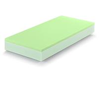 Marcapiuma Colchón Visco Individual 80x190 Vegetal Bio h 16 cm Bio Dream de firmeza Media/Alta Respetuoso con la Naturaleza Funda algodón desenfundable antiácaros Transpirable Fabricado Italia