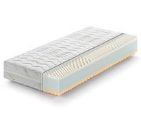 Marcapiuma Colchón viscoelástico Individual 90x180 Alto 21 cm Rainbow de Firmeza Media 5 Zonas Ergonómico Memory Antiácaros Antialérgico Funda Aloe desenfundable 100% Fabricado en Italia