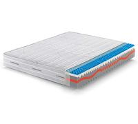 Marcapiuma Colchón viscoelástico Matrimonio 135x190 Alto 25 cm Sunshine H2 Medio 11 Zonas Ergonómico Memory Antialérgico Funda Silver Antiácaros desenfundable 100% Fabricado en Italia