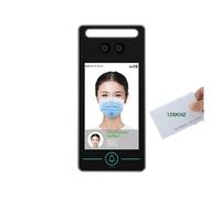 Marcar En La MáQuina, Sistema de Control de Acceso de puerta con tarjeta RFID de Palma, reconocimiento facial dinámico V4L, máquina de tiempo de asistencia USB TCP/IP Reloj De Oficina(Color:Speedface-
