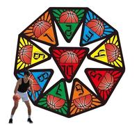 Marcas de baloncesto, marcas de suelo numeradas - marcadores de entrenamiento deportivo multi-colorante - marcador de entrenamiento deportivo, puntos de número plano, marcado para lecciones